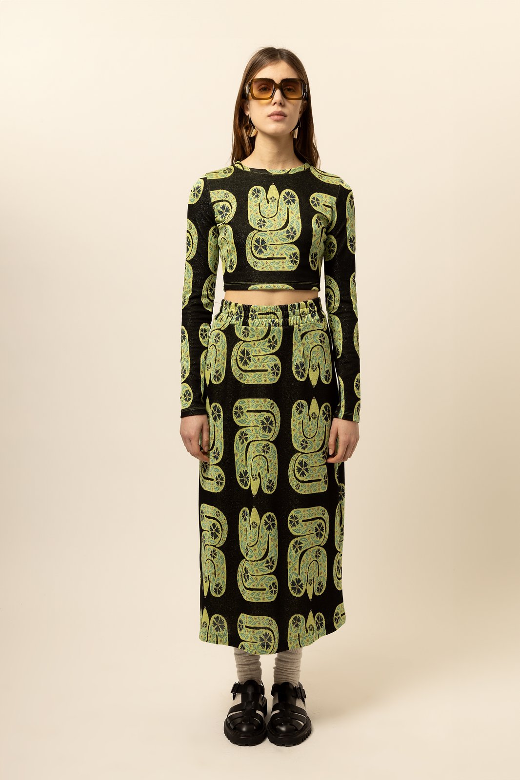 GONNA GUIA SNAKE NERO €159 -50%